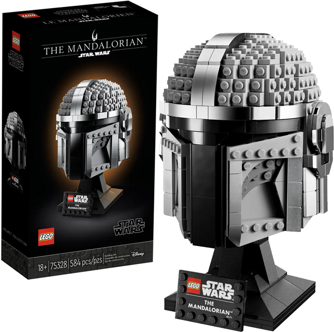 LEGO 樂高 STAR WARSTM 星際大戰系列 LT75328 584pcs, The MandalorianTM Helmet, 1盒