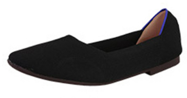 라블 쿠션 니트 플랫슈즈