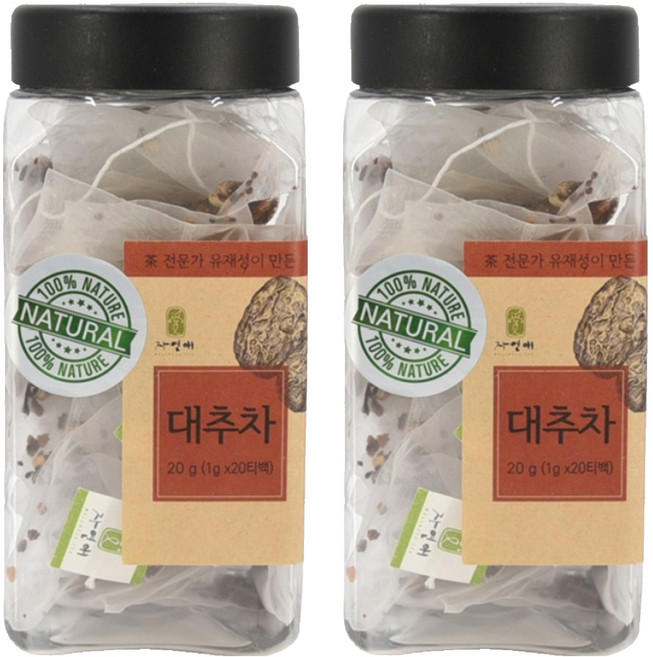 자연애 대추차, 1g, 20개입, 2개