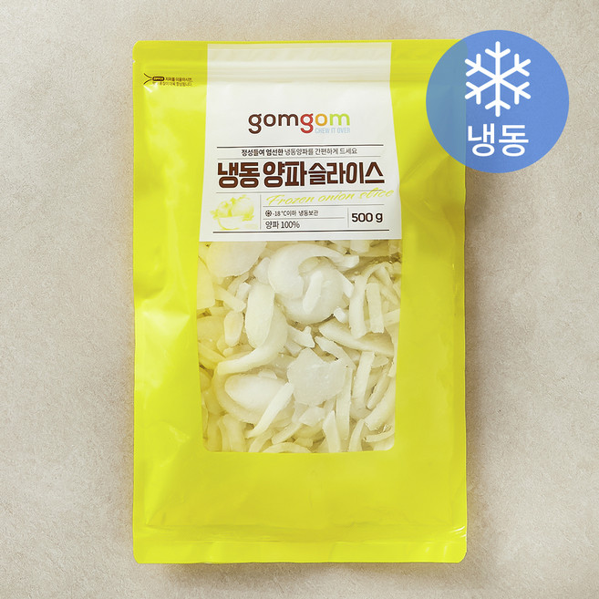 곰곰 냉동 양파슬라이스, 500g, 1개