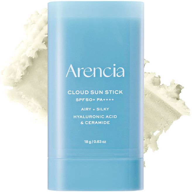 Arencia 雲朵防曬棒 SPF50+ PA++++, 18g, 1個