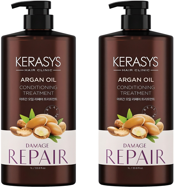 케라시스 아르간 오일 헤어 트리트먼트, 1L, 2개
