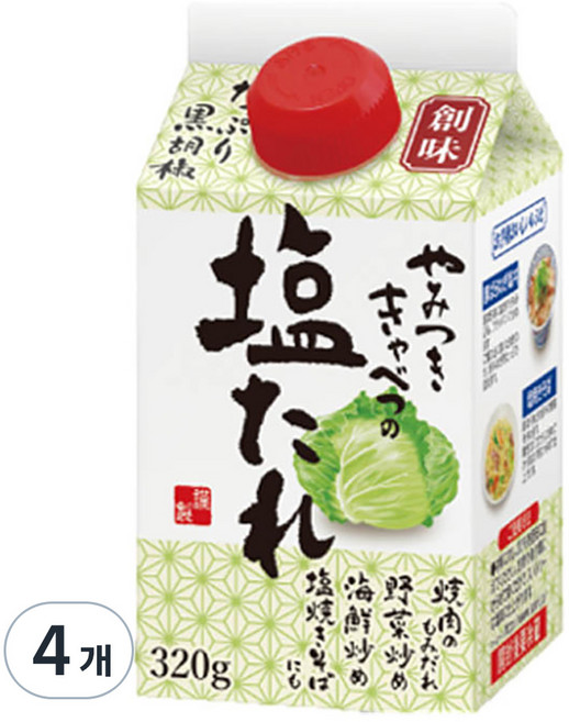 소미 시오다래 소금양념 소스, 320g, 4개