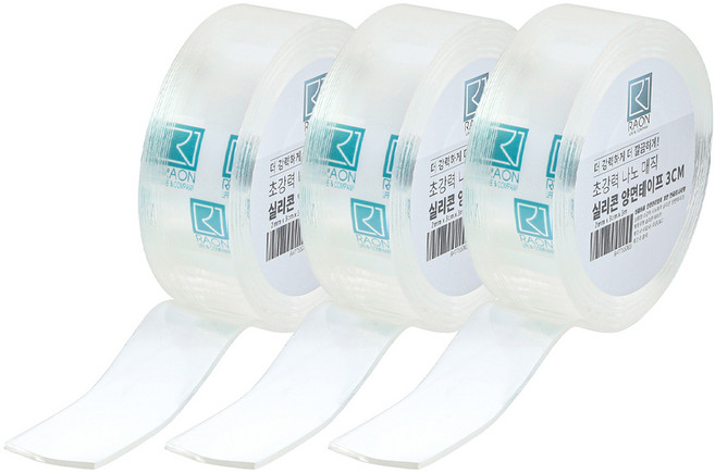 라온 나노매직 양면테이프, 3개