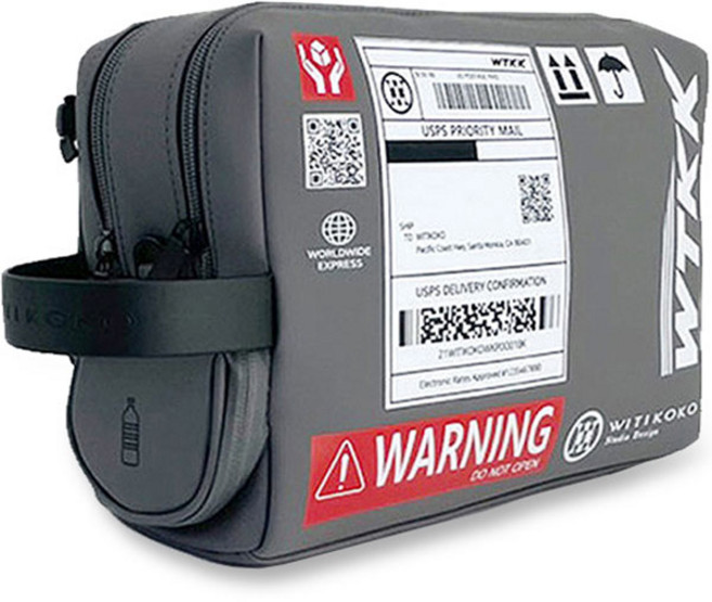 위티코코 투지퍼 파우치 WKPO-23201, 그레이