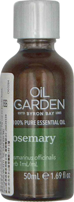 OiL GARDEN 澳悠園 迷迭香精油 50ml 100%單方純精油 澳洲原裝進口, 1件