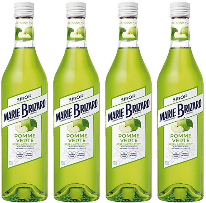 마리브리자드 그린애플 시럽, 700ml, 4개
