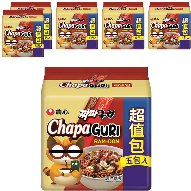 NONGSHIM 農心 浣熊炸醬烏龍麵 140g, 30包