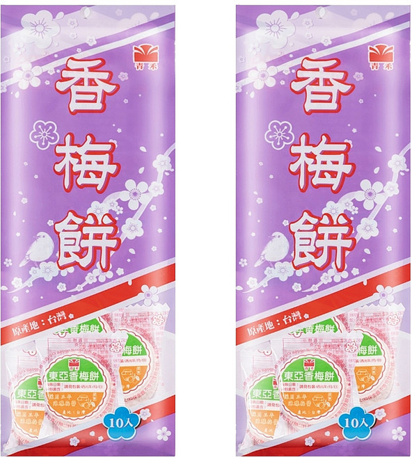 青禾 香梅餅 袋裝 10入, 2個, 150g