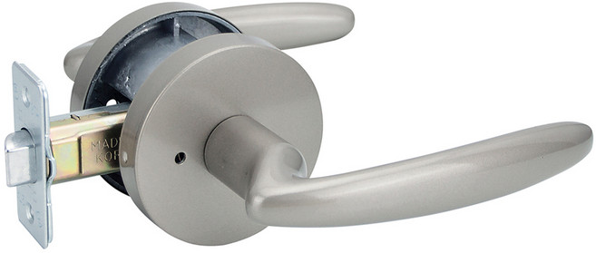 엠프라이스 114 1901 그레이 버튼형 방문손잡이, 1개