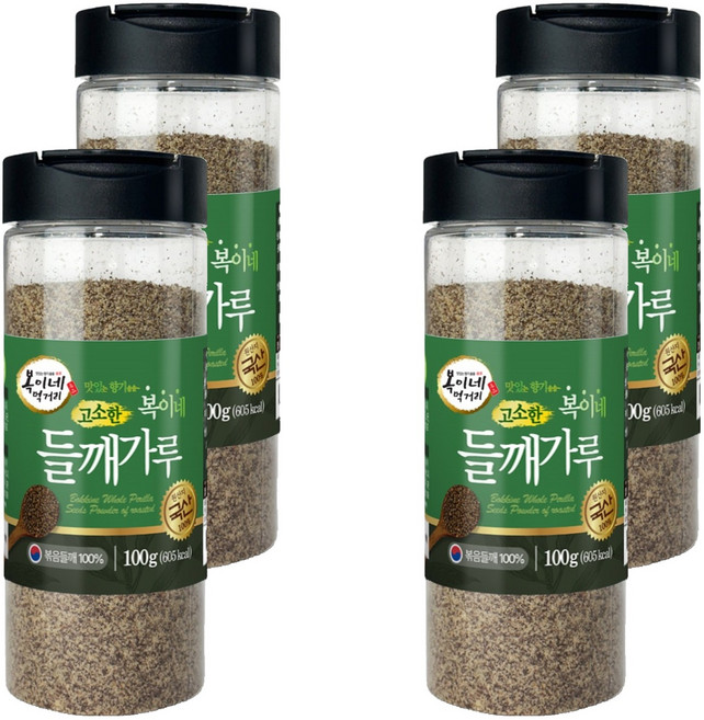 복이네먹거리 국산 고소한 들깨가루, 100g, 4개