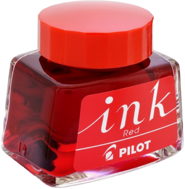 PILOT 百樂 INK 鋼筆墨水, 紅色, 1瓶