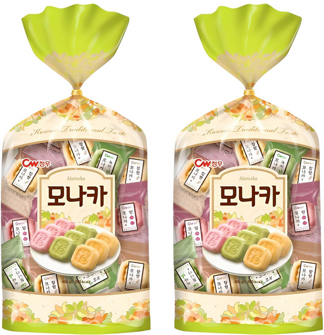 청우식품 모나카, 400g, 2개