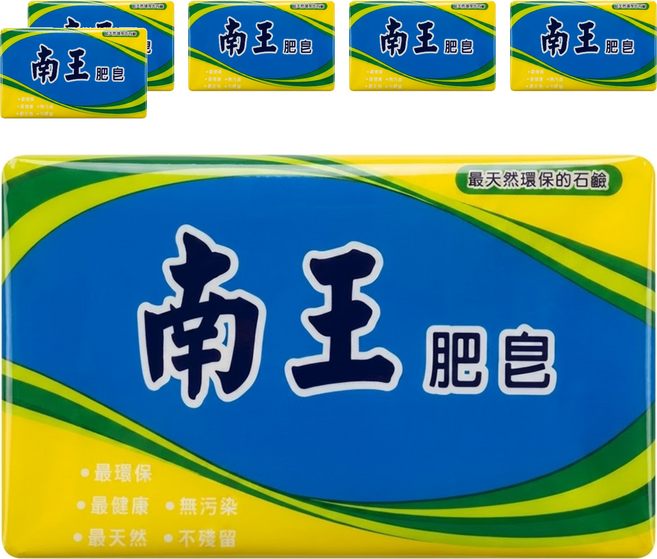 LANOWN 南王 VP白肥皂, 510g, 3個, 2組