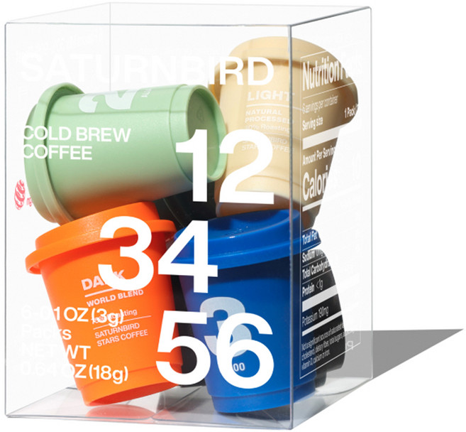 새턴버드 콜드브루 커피 6종, 3g, 6개입, 1세트