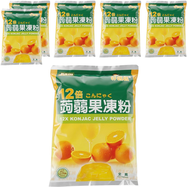 FAIRSEN 惠昇食品 12倍蒟蒻果凍粉, 1kg, 6包