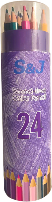 모노그라피 프리미엄 드로잉 색연필 17.5cm, 24색, 1개