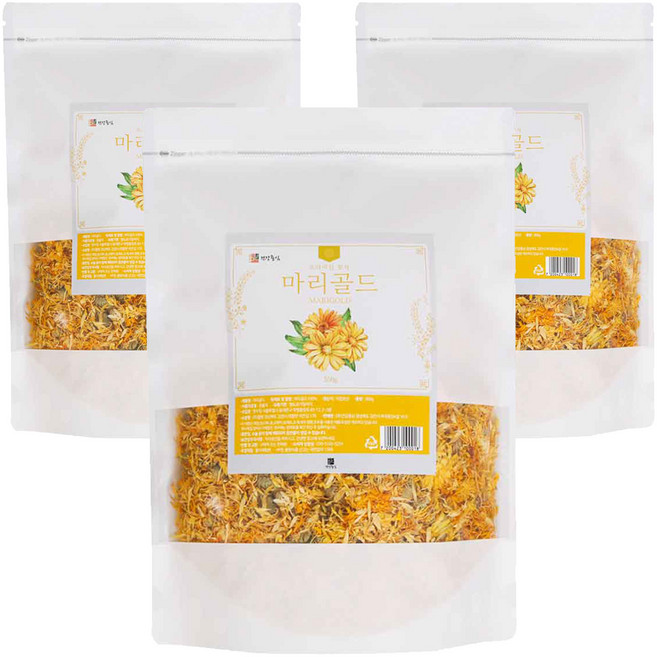 건강중심 마리골드 꽃차, 300g, 1개입, 3개