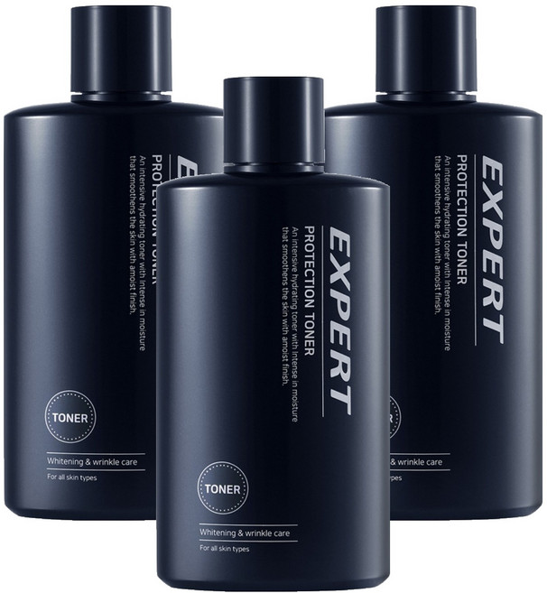 피엘디크 남성용 엑스퍼트 프로텍션 스킨, 3개, 200ml
