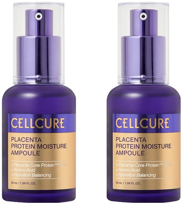 CELLCURE 胎盤蛋白補水安瓶, 50ml, 2瓶