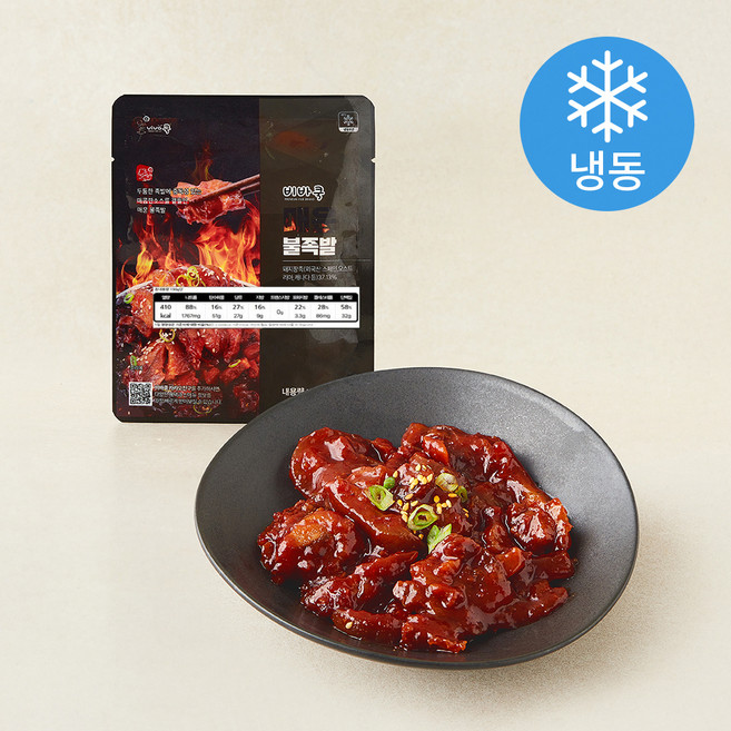 비바쿡 매운 불족발 (냉동), 190g, 1개