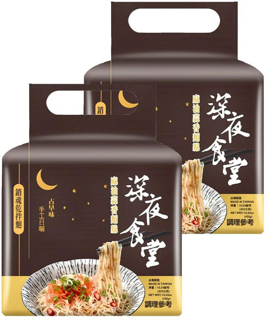 CHI-SHENG 耆盛食品 深夜食堂 麻油蒜香麵線 108g, 8包