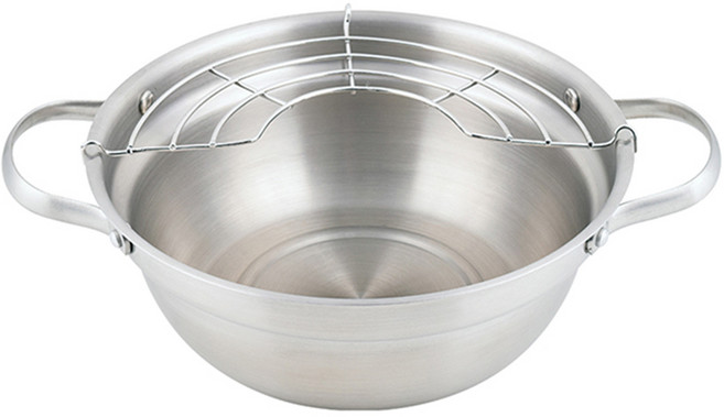 리빙글로리 인덕션 에코 튀김냄비, 22cm, 혼합색상, 1개