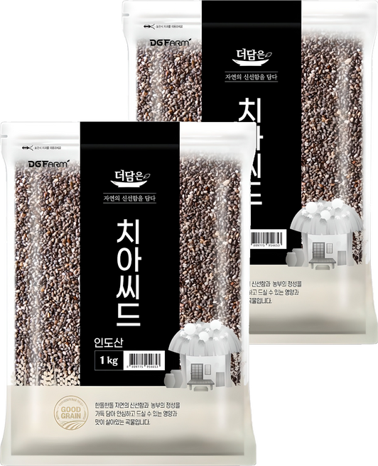 더담은 치아씨드, 500g, 2개