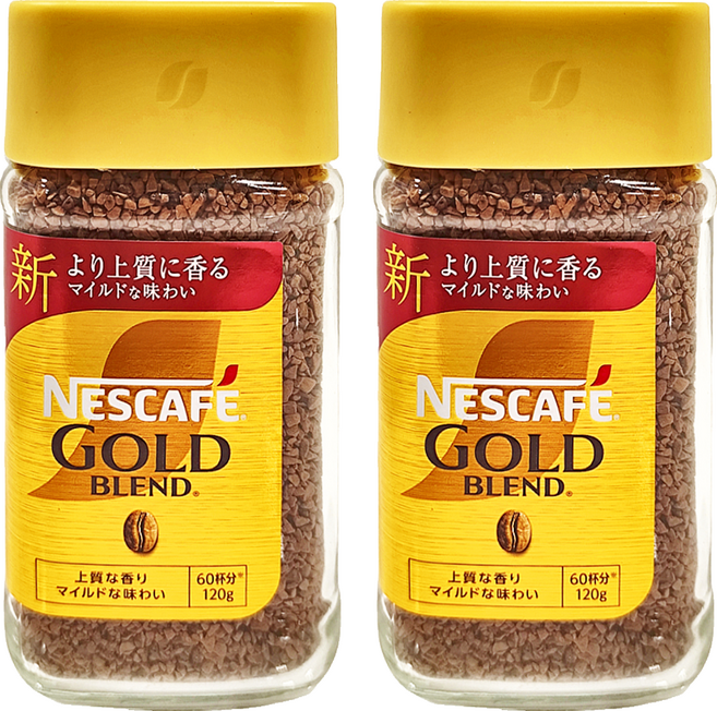 NESCAFE 雀巢咖啡 金牌微研磨咖啡, 120g, 1入, 2罐