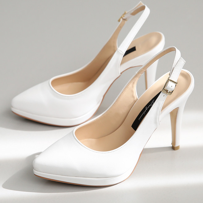 단골언니 여성용 오페라 슬링백 힐 10cm