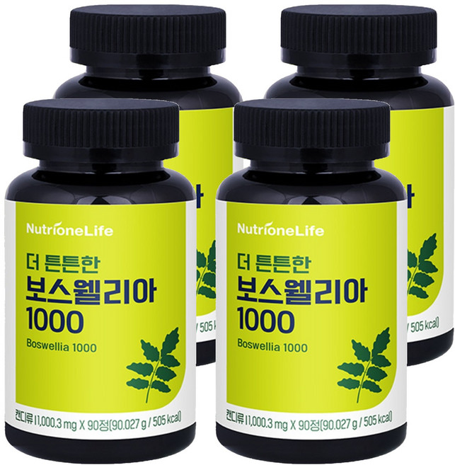 뉴트리원 더 튼튼한 보스웰리아 1000, 90정, 4개
