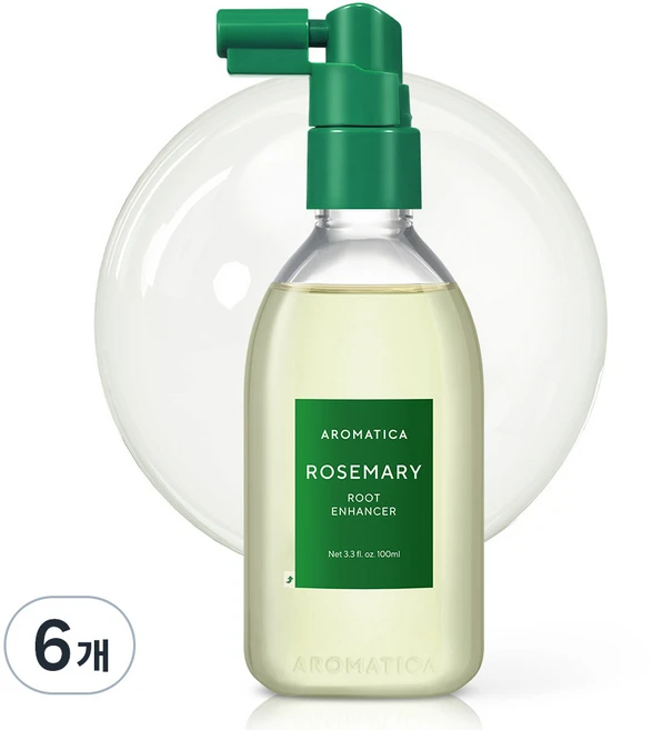 아로마티카 로즈마리 루트 인핸서 두피 에센스, 100ml, 6개 - 쿠팡
