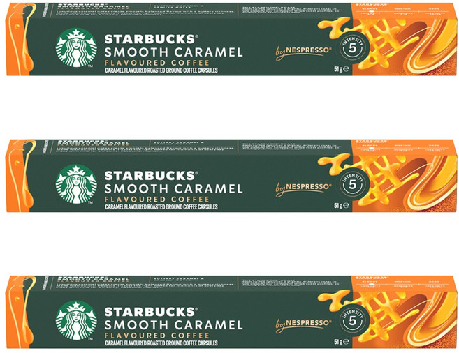 스타벅스 스무스 캐러멜향 캡슐커피, 5.1g, 10개입, 3개
