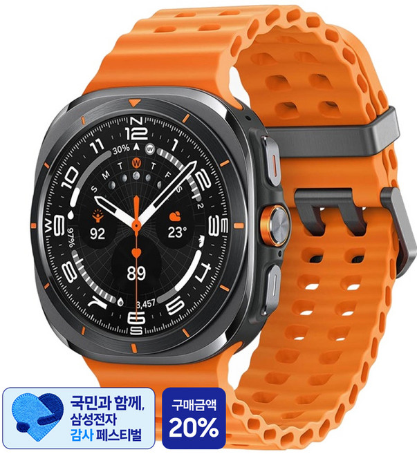 [삼성 감사 페스티벌] 삼성전자 갤럭시 워치 울트라 2025 SM-L705N, 티타늄 그레이, 47mm, GPS+Cellular