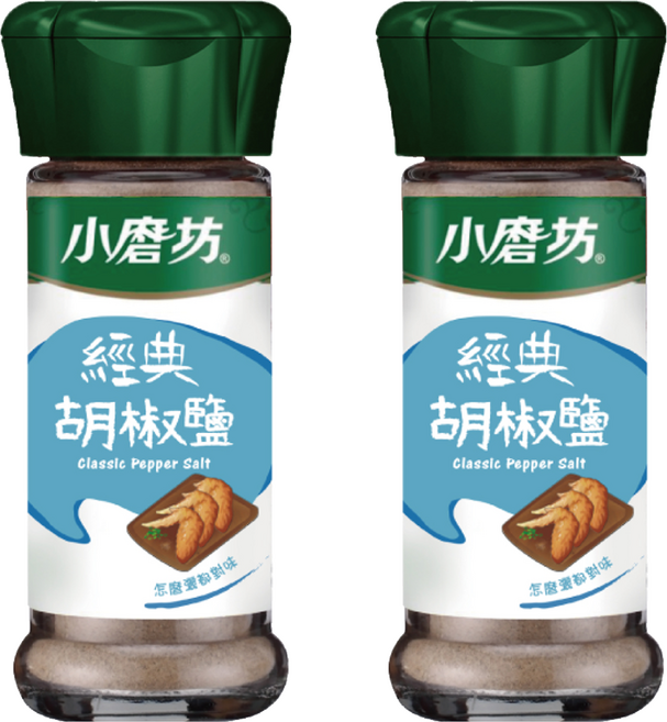 小磨坊 經典胡椒鹽, 38g, 2瓶