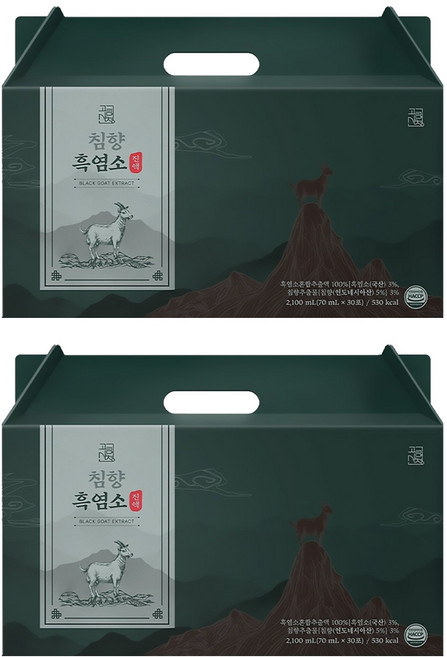 고려산청 침향 흑염소진액, 60개, 70ml