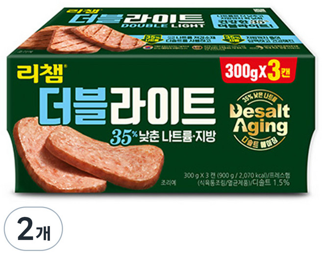 리챔 더블라이트 3p, 300g, 6개