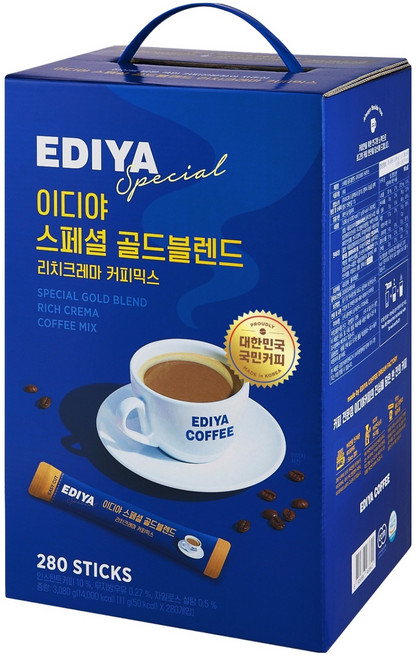 이디야 스페셜 골드블렌드 커피믹스, 11g, 280개입, 1개