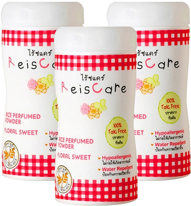 라이스케어 베이비파우더 플로럴스위트, 50g, 3개