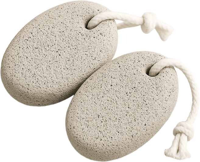 JUNBI 각질 제거기 풋파일 돌 화이트, 2개, 60g