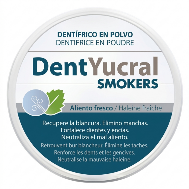 DentYucral 優潔牙護 西班牙原裝進口 高效淨漬口腔修護潔牙粉, 1個, 1個裝