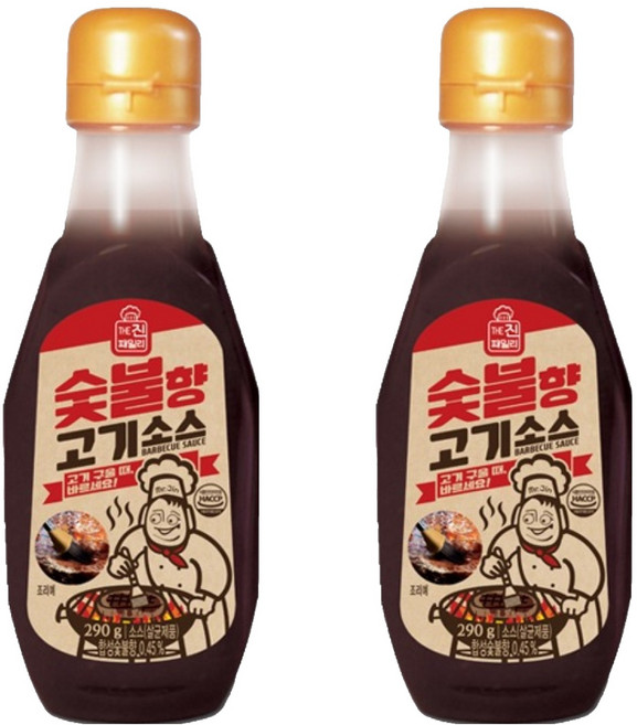 진미 숯불향 고기소스, 290g, 2개