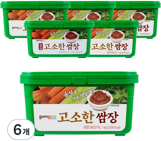 곰곰 고소한 쌈장, 1kg, 6개