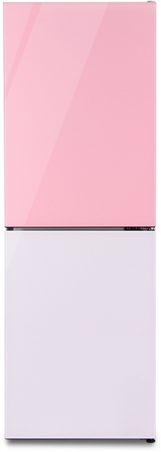 쿠잉전자 글라스 프리즘 129L 2도어 냉장고 방문설치, BSR-C138PW