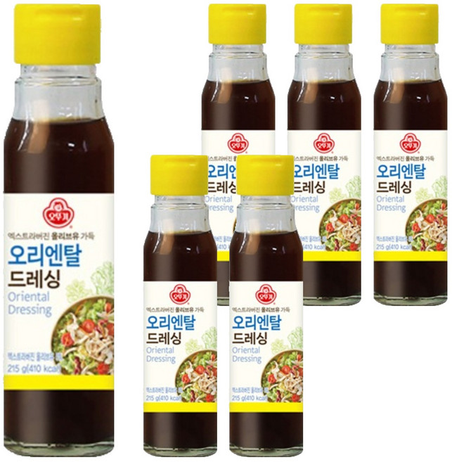 오뚜기 오리엔탈 드레싱, 6개, 215g