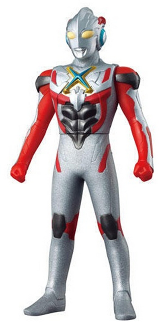 BANDAI 超人力霸王 英雄軟膠 X艾克斯, 1個