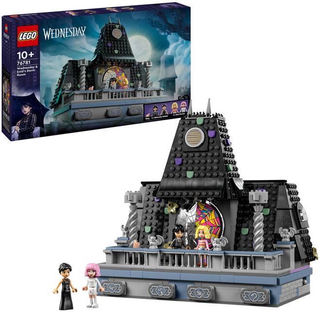 LEGO 76781 星期三系列 10歲以上, 星期三與依妮的宿舍房間, 1盒