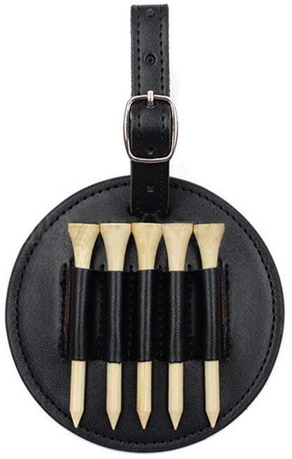 씨티컴퍼니 원형 골프티걸이 골프티 수납 꽂이, 블랙, 1개