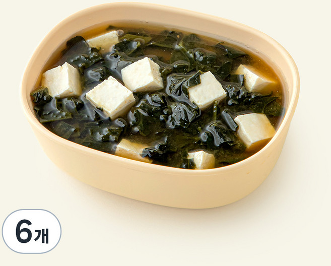 킨더가든 우리아이 시금치 된장국, 300g, 6개