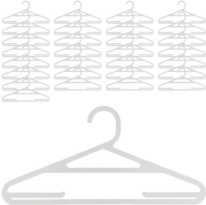 슈가랩 사탕수수 옷걸이, 화이트, 80개